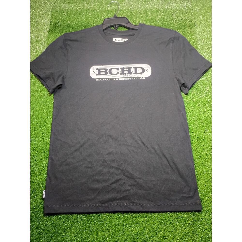 Stylish BCHD Black T-Shirt - Blue Collar Honest Dollar Tee Size M